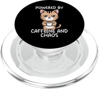 Powered by Caffeine and Chaos PopSockets PopGrip para MagSafe