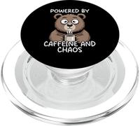 Powered by Caffeine and Chaos PopSockets PopGrip para MagSafe
