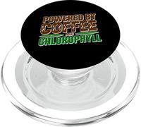 Powered by Coffee and Chlorophyll PopSockets PopGrip para MagSafe