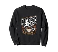 Powered by Coffee Bold Coffee Cup Cafeine Energy Sudadera