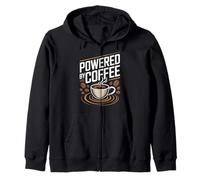 Powered by Coffee Bold Coffee Cup Cafeine Energy Sudadera con Capucha
