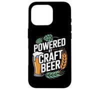 Powered by Craft Beer Hops - Vaso de Cebada Carcasa para iPhone 16 Pro