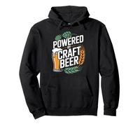 Powered by Craft Beer Hops - Vaso de Cebada Sudadera con Capucha