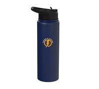 Powered By Cupcakes - Divertido amante minimalista de los cupcakes Stainless Steel Insulated Water Bottle