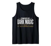 Powered by Dark Magic - Bruja Halloween Gotico Diseño Camiseta sin Mangas