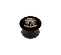 Powered by Dark Roast Dawn Chorus Birdwatching PopSockets PopGrip Adhesivo