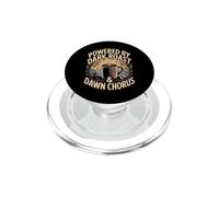 Powered by Dark Roast Dawn Chorus Birdwatching PopSockets PopGrip para MagSafe