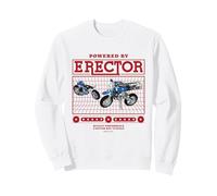 Powered by Erector 5 en 1 Modelo de Motocicleta Retro Sudadera