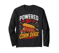Powered by Funny Corn Dogs Saying Humor Joke Gag Manga Larga