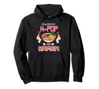 Powered by K-pop And Ramen Kawaii Anime Girls K-pop Sudadera con Capucha