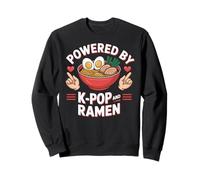 Powered by K-Pop and Ramen KPOP Merch Japanese Noodle Sudadera