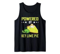 Powered By Key Lime Pie - Pastelera de limón, postre, pastel de lima Camiseta sin Mangas