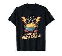 Powered by Mac and Cheese food Camiseta