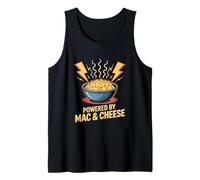 Powered by Mac and Cheese food Camiseta sin Mangas
