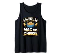 Powered by Mac and Cheese funny Camiseta sin Mangas