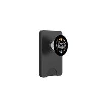 Powered by Moonlight Moon Phases Celestial Lunar Design PopSockets PopWallet para MagSafe