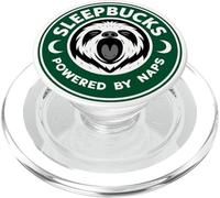 Powered by Naps Funny Sloth Sleep Lover Siesta Humor Animal PopSockets PopGrip para MagSafe