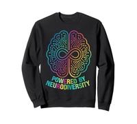 Powered by Neurodiversity Awareness Graphic Sudadera