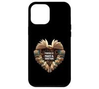 Powered by Pages & Quietude Book Lover Reading Heart Carcasa para iPhone 12 Pro MAX