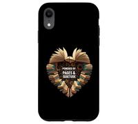 Powered by Pages & Quietude Book Lover Reading Heart Carcasa para iPhone XR