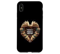 Powered by Pages & Quietude Book Lover Reading Heart Carcasa para iPhone XS MAX