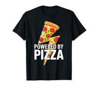 Powered by Pizza Shirt Hombres Mujeres Niños Pizza Lover Maker Camiseta