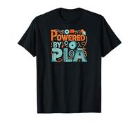 Powered by PLA 3D Printer Filament Maker Enthusiast Camiseta