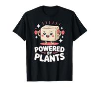 Powered by Plants, Divertidas y Lindas Mancuernas de Levantamiento de Tofu Camiseta