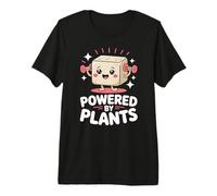 Powered by Plants, Divertidas y Lindas Mancuernas de Levantamiento de Tofu Camiseta Premium