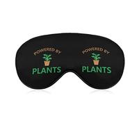 Powered by Plants Máscaras de ojos suaves con correa ajustable Liviano Cómodo venda para los ojos para dormir