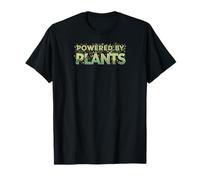Powered by Plants Vegan Lifestyle Botanical Design Camiseta