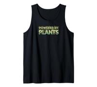 Powered by Plants Vegan Lifestyle Botanical Design Camiseta sin Mangas