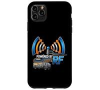 Powered by RF Radio Communication Signal Tech Carcasa para iPhone 11 Pro MAX