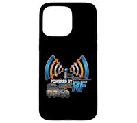 Powered by RF Radio Communication Signal Tech Carcasa para iPhone 15 Pro MAX