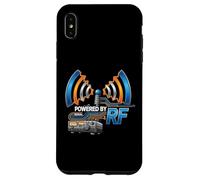 Powered by RF Radio Communication Signal Tech Carcasa para iPhone XS MAX