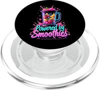 Powered by Smoothies Smoothie Bebida Saludable Vida Vegana PopSockets PopGrip para MagSafe