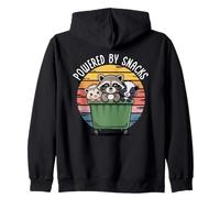 Powered by Snacks Raccoon Sudadera con Capucha