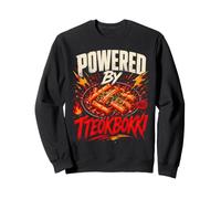 Powered by Tteokbokki Funny Korean Food Saying Humor Joke G Sudadera