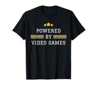 Powered by Video Games! Military Game Birthday Party Gamers Camiseta