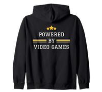 Powered by Video Games! Military Game Birthday Party Gamers Sudadera con Capucha