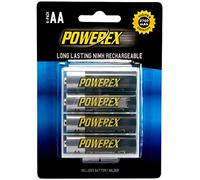 Powerex MHRAA4 - Pack de 4 Pilas Recargables AA (NiMh, 2700 mAh, 1.2 V)