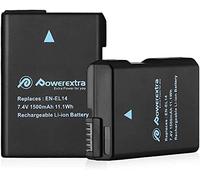 Powerextra Batería de Repuesto Nikon EN-EL14 EN EL14a para Nikon D3100 D3200 D3300 D3400 D5100 D5200 D5300 D5500 Coolpix P7000 P7100 P7700 P7800 en el14a DSLR Cámara