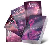 Powerful Baraja romántica de cartas de oráculo de amor, cartas de tarot con significados, almas gemelas y llamas gemelas, cartas de tarot de oráculo para principiantes, relaciones amorosas