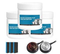 Powerful Burnt Residue Remover Paste for Cookware, 2025 New Powerful Paste for Removing Burnt-On Residue From Cookware (3Pcs)