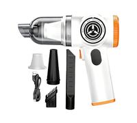 Powerful Car Vacuum - 15000 Pa Cleaning Duster Recargable, 12 pulgadas Compact Suction with Cordless, Metal Filter Pair with Washable, Vehicle Cleaner Tool, Portable Vacuum for Furniture, Sedanes