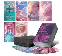 Powerful Cartas románticas de oráculo de amor, baraja de cartas de oráculo con significados, almas gemelas y llamas gemelas, cartas de tarot de oráculo para principiantes, relaciones amorosas