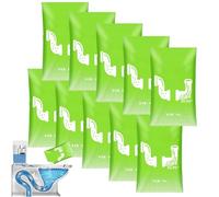 Powerful Pipe Dredging Agent, 2026 New Powerful Pipeline Dredging Powder, Powerful Sink and Drain Cleaner Powder, Pipeline Quick Cleaning Tool, Fast Foaming for Kitchen Bathroom Toilet (10Pcs)