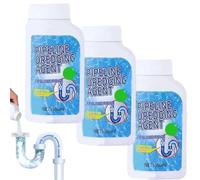 Powerful Pipe Dredging Agent, Drain Clog Remover, Pipeline Dredging Agent For Kitchen And Toilet Pipelines, Multi-Purpose Pipe Cleaner, Safe For All Pipes, Eco-Friendly & Highly Effective (3 pcs)