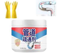 Powerful Pipe Dredging Agent, Drain Unblocker, 2025 New Drain Cleaner, Pipeline Dredging Agent for Kitchen, Bathroom, Sink Declogger, Kitchen Sink Drain and Pipe Cleaner (1Pc)