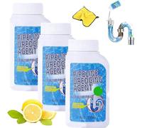 Powerful Pipe Dredging Agent,Sink And Drain Cleaner,Pipeline Dredging Agent,Multi-Purpose Pipes Cleaner for Kitchen Bathroom Toilet,Unclog Toilet Clog And Kitchen Sink Pipe (3PCS)